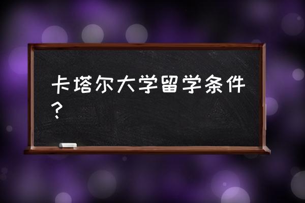 阿拉伯语考研有必要吗 卡塔尔大学留学条件？